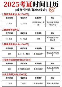 体考在2025年的什么时候