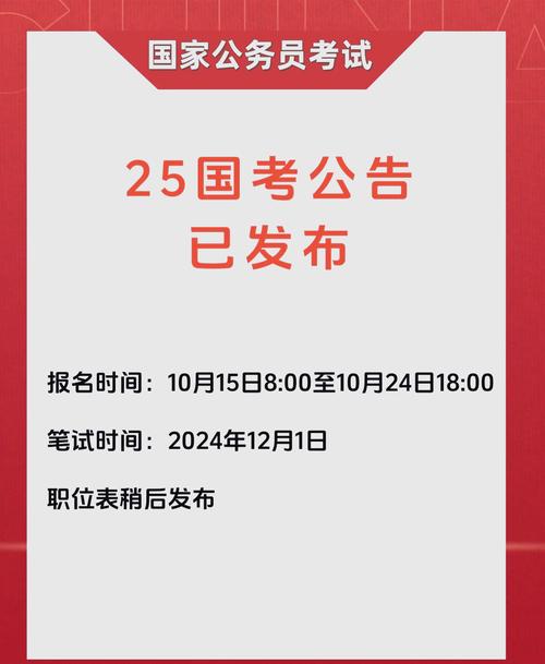2025年国考什么时候报名