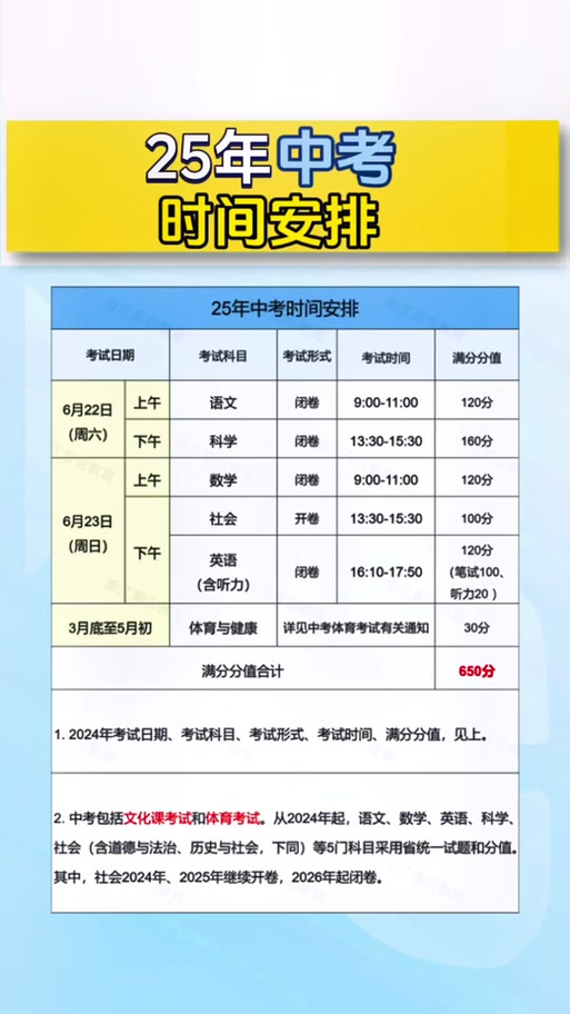 2025年中考什么时候一诊